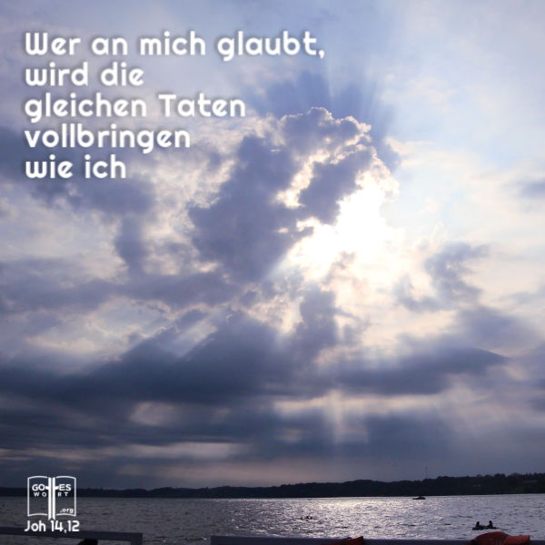 Jesus sagte: "Wer an mich glaubt, wird die gleichen Taten vollbringen wie ich," - Johannes 14,12
#dulden #veraenderung #gotteswort #bibel