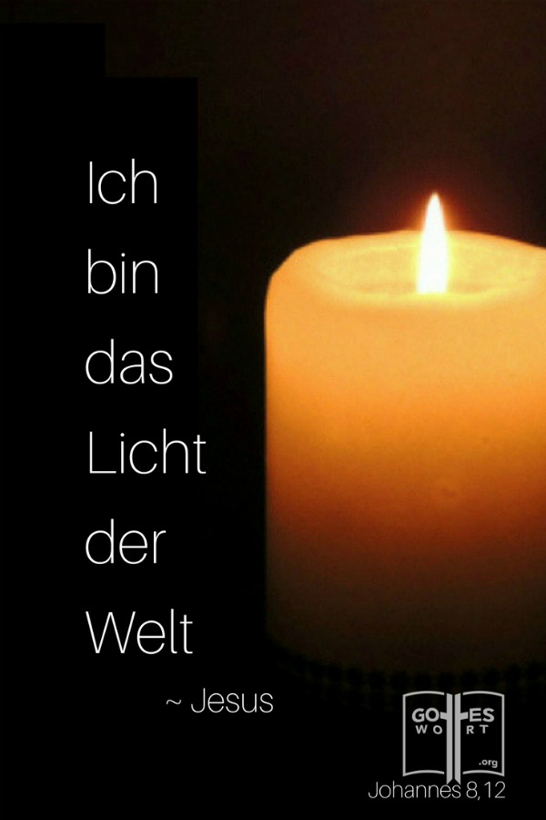 ✚ Ich bin das Licht der Welt ... Jesus
Weiterlesen:  https://www.gottes-wort.com/das-licht.html
#daslicht #jesuschristus #gotteswort #lichtderwelt