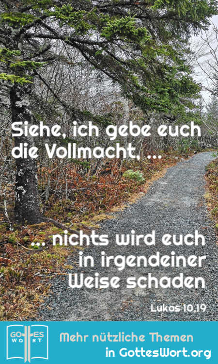 Siehe, ich gebe euch die Vollmacht,... und nichts wird euch in irgendeiner Weise schaden 
Lukas 10,19
Lese: https://www.gottes-wort.com/heilungsprozess.html
#neugeboren #gotteswort #bibel